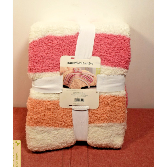 Makers Collective 50x60" Teen Striped Throw Blanket* - Picture 1 of 5